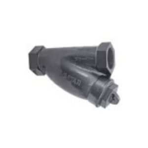 Cast Iron Y-Type Strainer with stainless steel screen screwed k-105-2