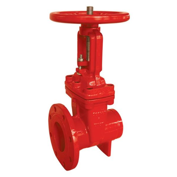 Gate Valve 200 PSI – OSY Type Flanged x Grooved End